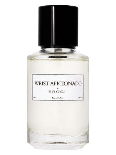 Brogi Wrist Aficionado x Brogi fragrance bottle