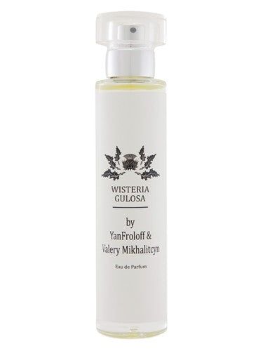 By Yan Froloff & Valery Mikhalitcyn Wisteria Gulosa fragrance bottle