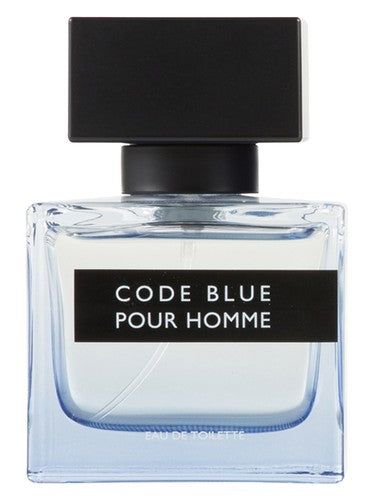 C A Code Blue Pour Homme fragrance bottle