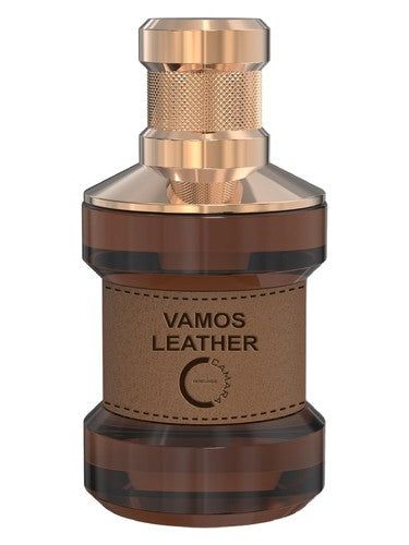 Camara Perfumes Vamos Leather fragrance bottle