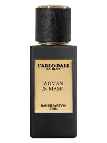 Carlo Dali Woman in Mask fragrance bottle