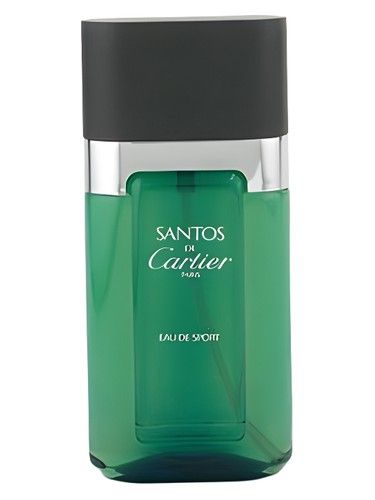 Cartier Santos Eau de Sport fragrance bottle