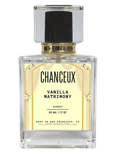 Chanceux Parfum Vanilla Matrimony fragrance bottle