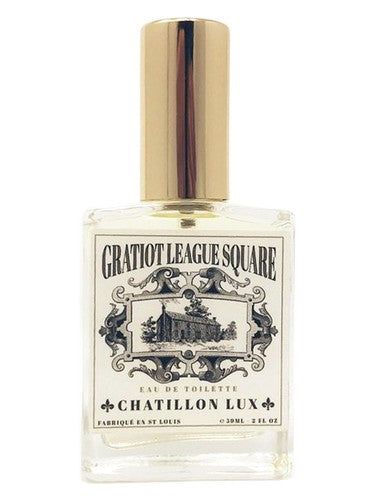 Chatillon Lux Parfums Gratiot League Square fragrance bottle