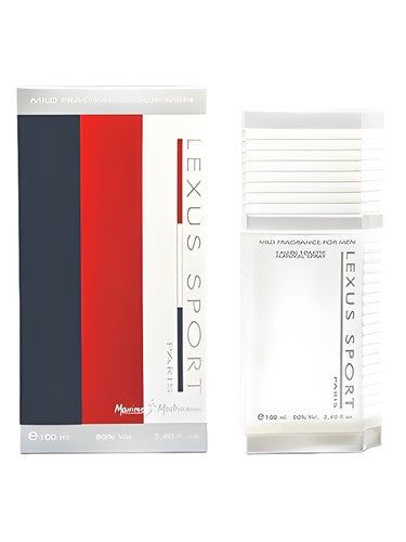 Christine Darvin Lexus Sport fragrance bottle