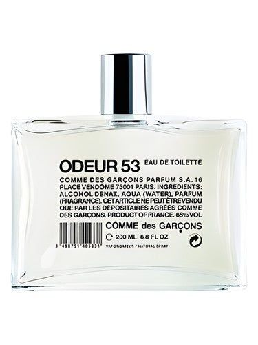 Comme des Garcons Odeur 53 fragrance bottle