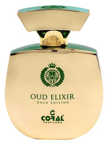 Coral Perfumes Oud Elixir Gold Edition fragrance bottle