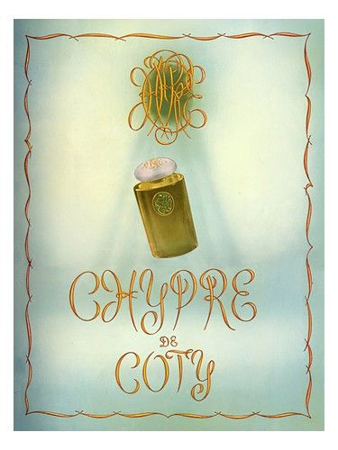 Coty Chypre fragrance bottle