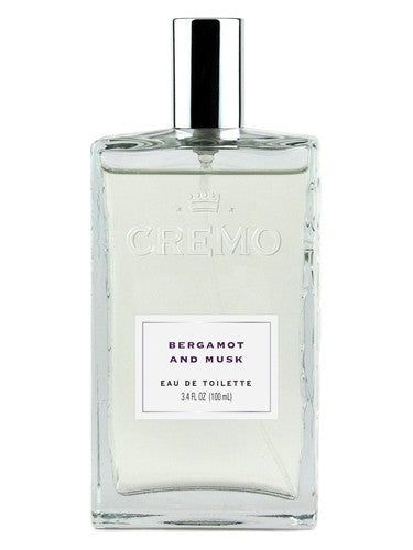Cremo Bergamot & Musk fragrance bottle