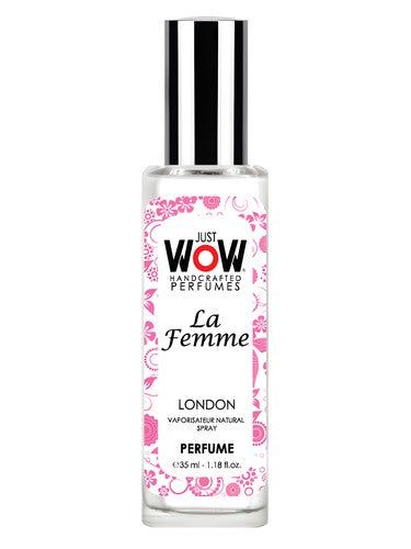 Croatian Perfume House Just Wow La Femme fragrance bottle
