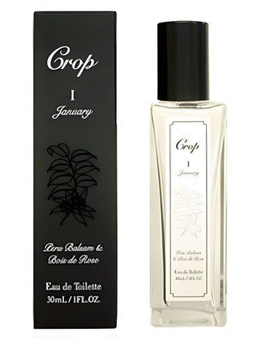 Crop I January fragrance bottle
