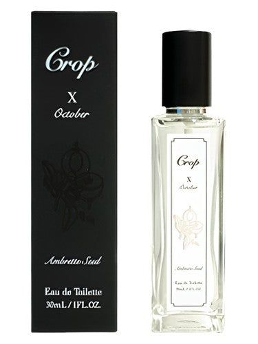 Crop X October fragrance bottle