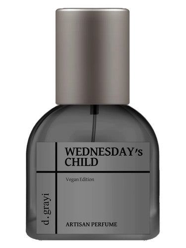 d grayi Wednesday's Child (Vegan Edition) fragrance bottle