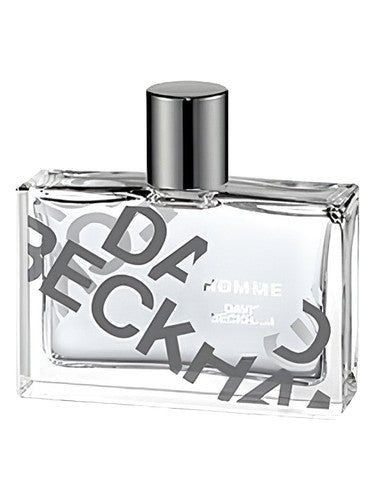 David Beckham Homme fragrance bottle