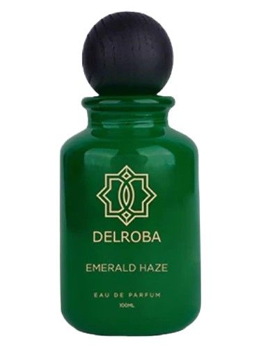 Delroba Emerald Haze fragrance bottle