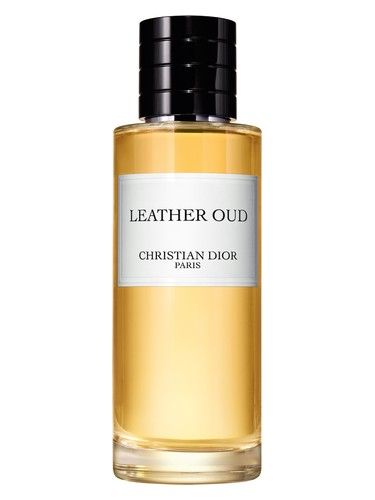 Dior Leather Oud fragrance bottle