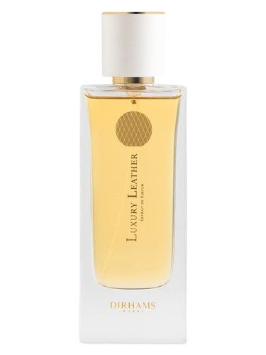Dirhams Dubai Luxury Leather fragrance bottle