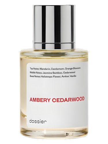 Dossier Ambery Cedarwood fragrance bottle