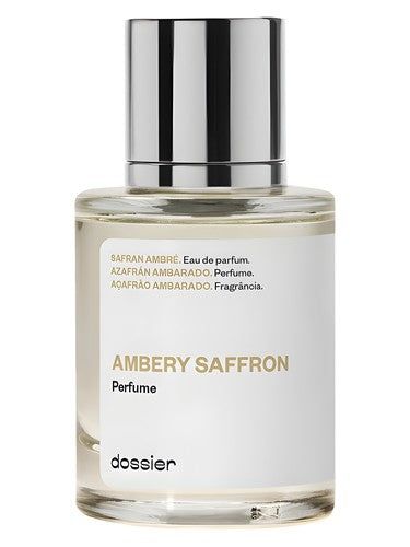 Dossier Ambery Saffron fragrance bottle