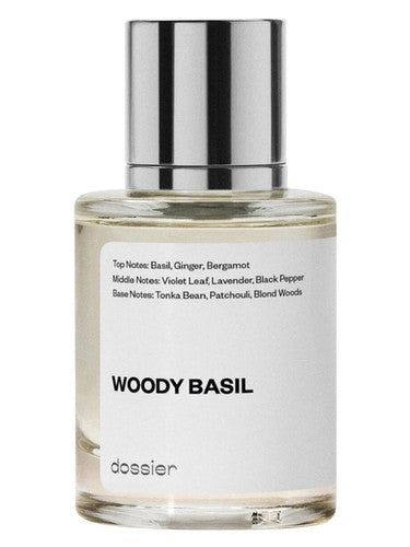 Dossier Woody Basil fragrance bottle