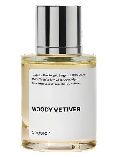 Dossier Woody Vetiver fragrance bottle