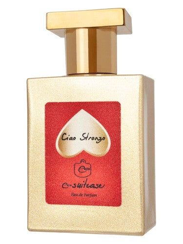 e Suitcase Ciao Stronzo fragrance bottle
