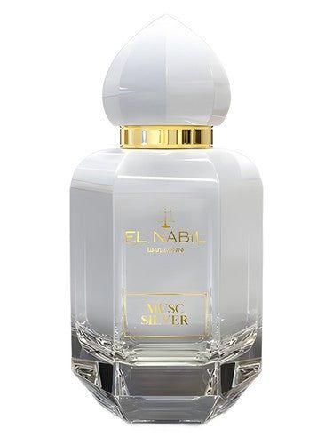 El Nabil Musk Silver fragrance bottle