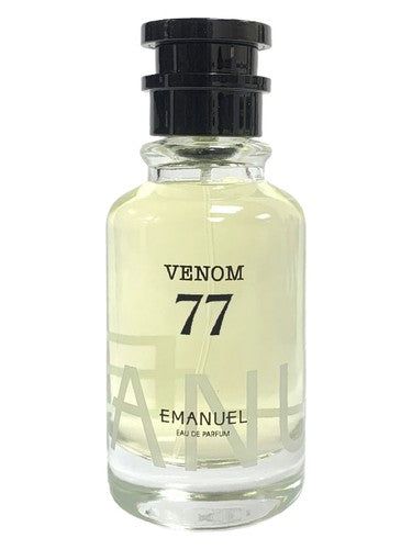 Emanuel Dubai Venom 77 fragrance bottle