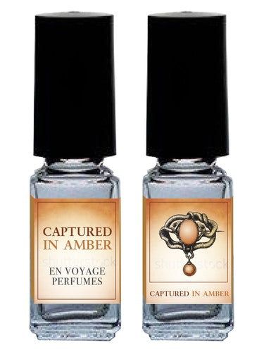 En Voyage Perfumes Captured in Amber fragrance bottle