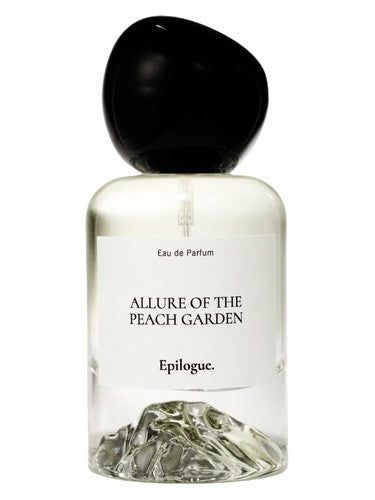 Epilogue Allure of the Peach Garden fragrance bottle