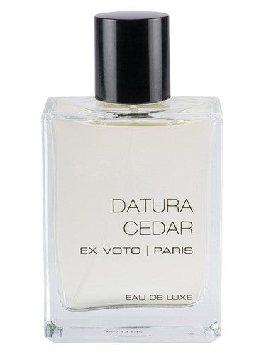 Ex Voto Eau de Luxe Datura Cedar fragrance bottle
