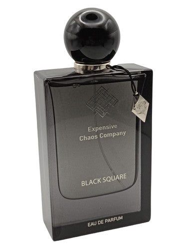 Expensive Chaos Company Black Square fragrance bottle