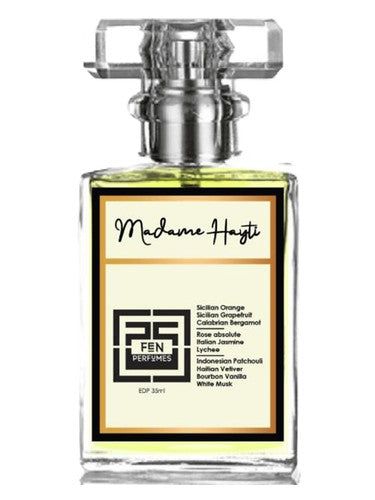 FEN Perfumes Madame Hayti fragrance bottle