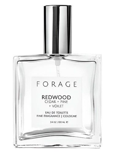 Forage Redwood fragrance bottle