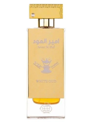 Fragrance World Ameer Al Oud VIP White Oud fragrance bottle