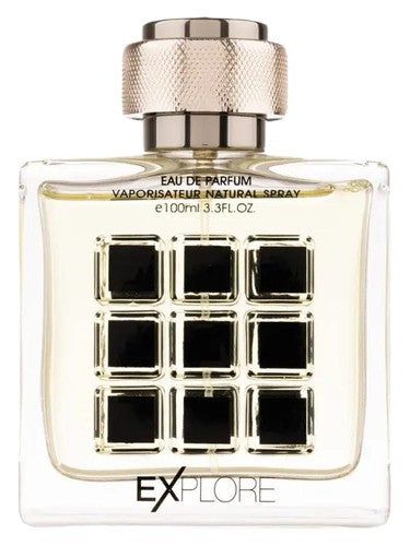 Fragrance World Explore fragrance bottle