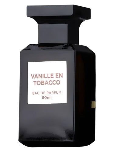 Fragrance World Vanille en Tobacco fragrance bottle