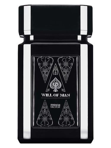 French Factor Will Of Man fragrance bottle