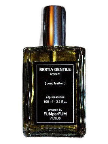 FUMparFUM BESTIA GENTILE: pony leather fragrance bottle