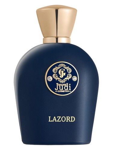 Golden Judi Lazord fragrance bottle