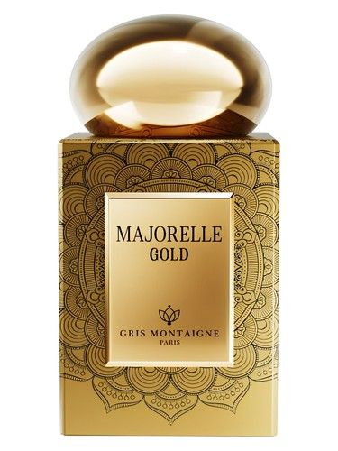 Gris Montaigne Paris Majorelle Gold fragrance bottle