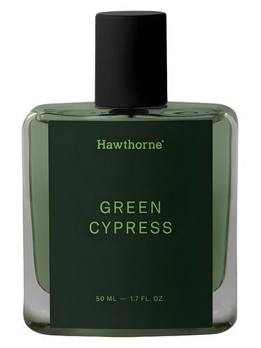 Hawthorne Green Cypress fragrance bottle