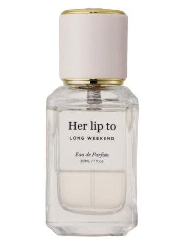 Her Lip To LONG WEEKEND fragrance bottle