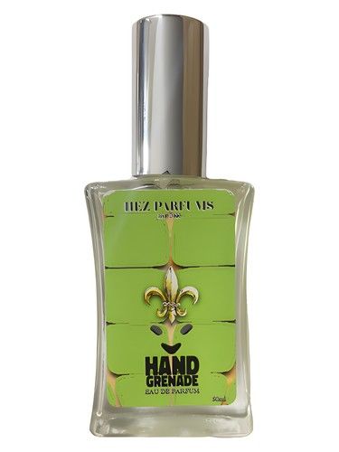 Hez Parfums Hand Grenade fragrance bottle