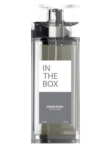 In The Box Green Pool fragrance bottle