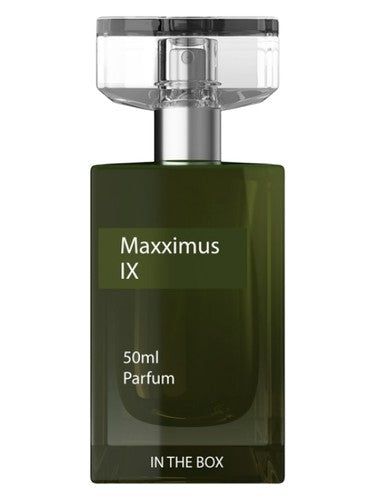 In The Box Maxximus IX fragrance bottle