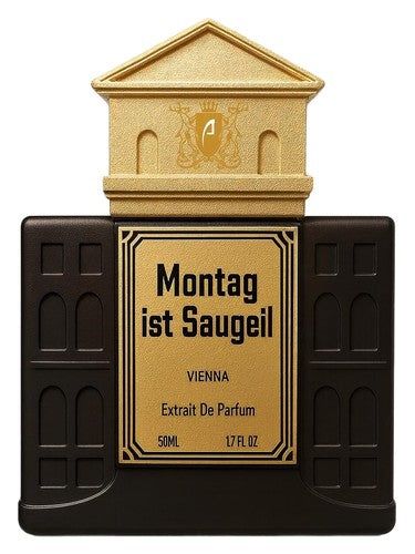 Inhale Montag ist Saugeil fragrance bottle