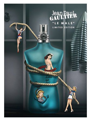 Jean Paul Gaultier Le Male Pin-Up Collectors Edition fragrance bottle