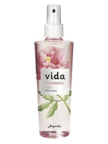 Jequiti Vida + Renovada Peônia fragrance bottle