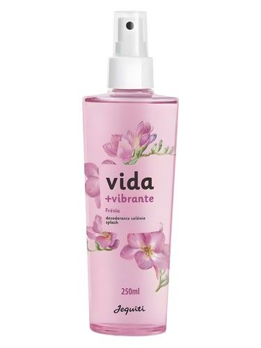 Jequiti Vida + Vibrante Frésia fragrance bottle